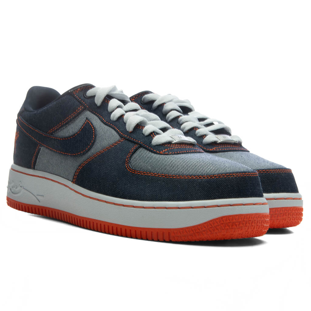 Nike x Kobe Bryant Air Force 1 Low 'Denim' - Obsidian/Safety Orange/White