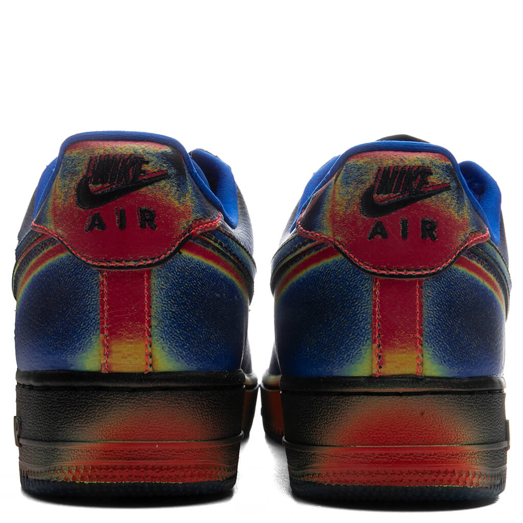 Air Force 1 Low Retro 'Heat Map' - Black/Racer Blue/Volt Ice/Bright Crimson