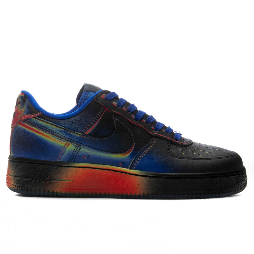 Air Force 1 Low Retro 'Heat Map' - Black/Racer Blue/Volt Ice/Bright Crimson