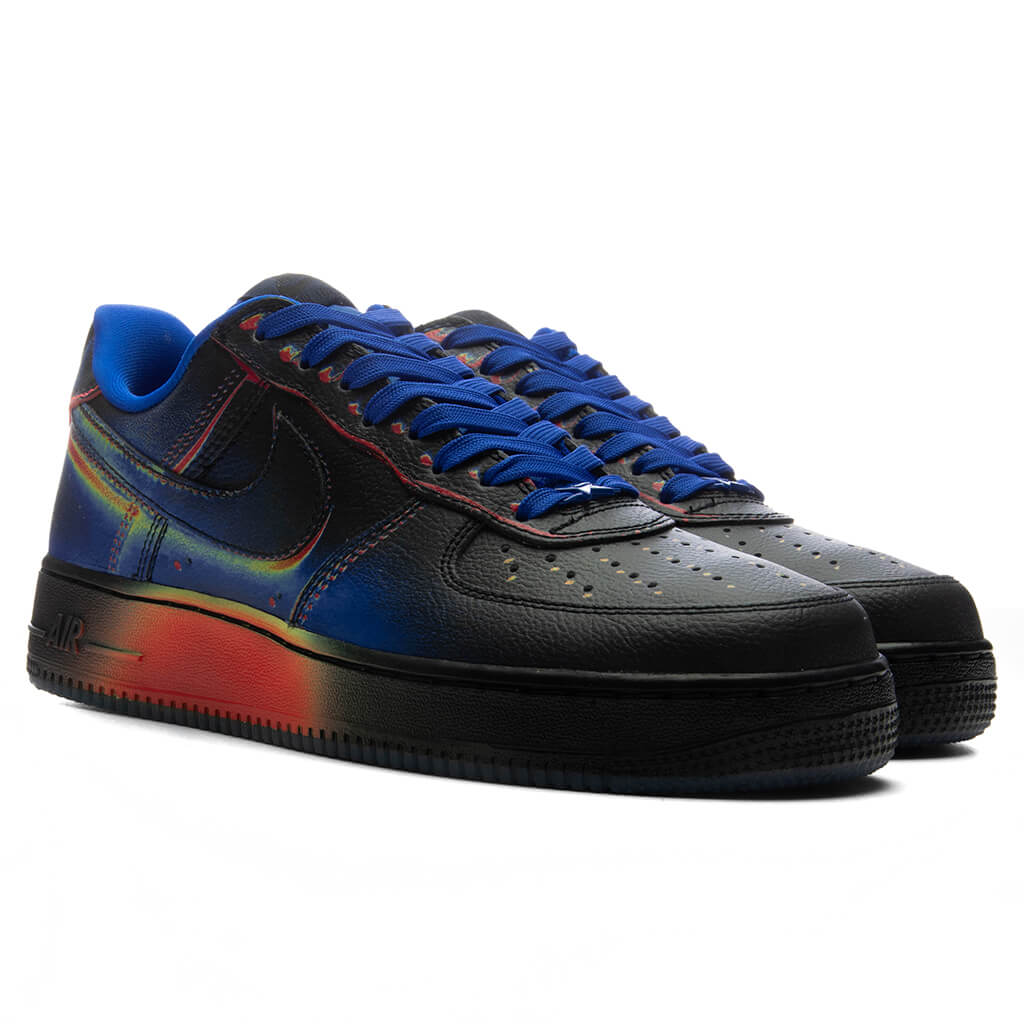 Air Force 1 Low Retro 'Heat Map' - Black/Racer Blue/Volt Ice/Bright Crimson