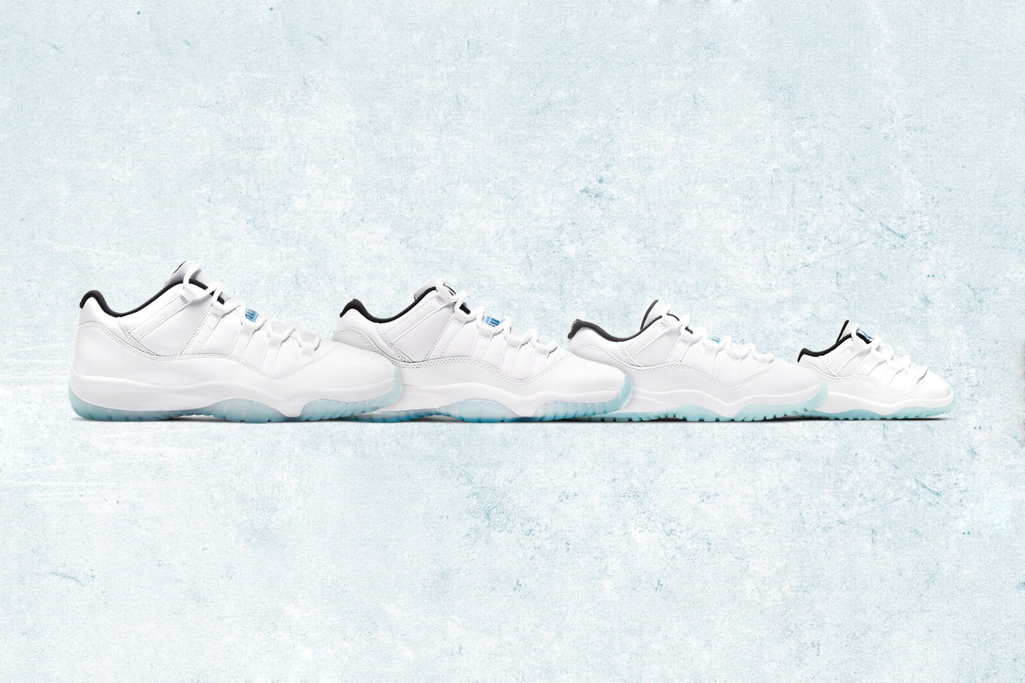 Air Jordan 11 Retro Low (PS) - White/Legend Blue