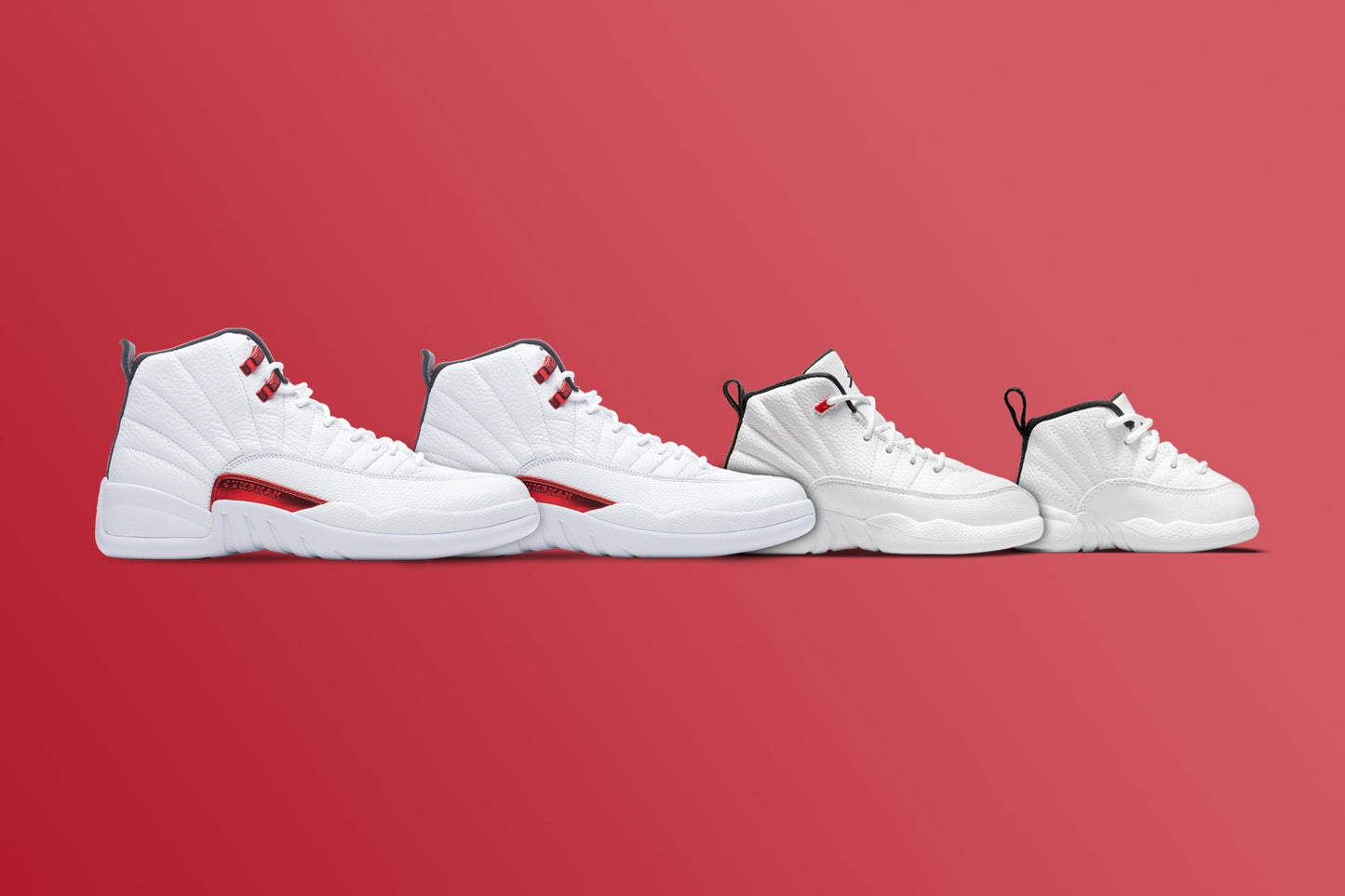 Air Jordan 12 Retro 'Twist' - White/University Red