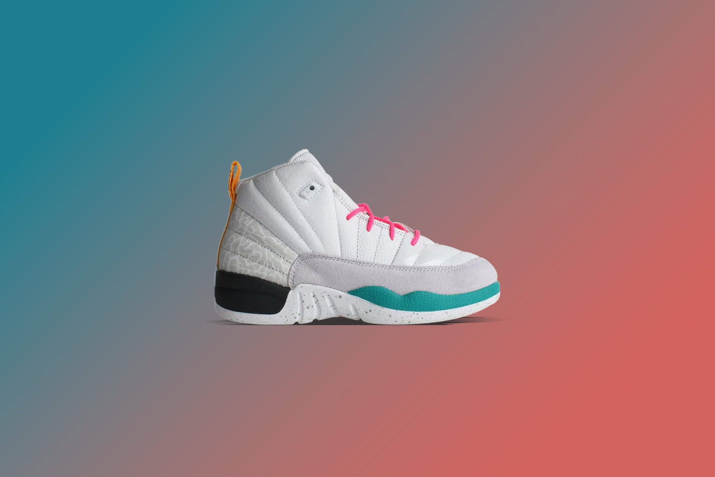 Air Jordan 12 Retro (PS) - White/Vapor Green/Photon Dust