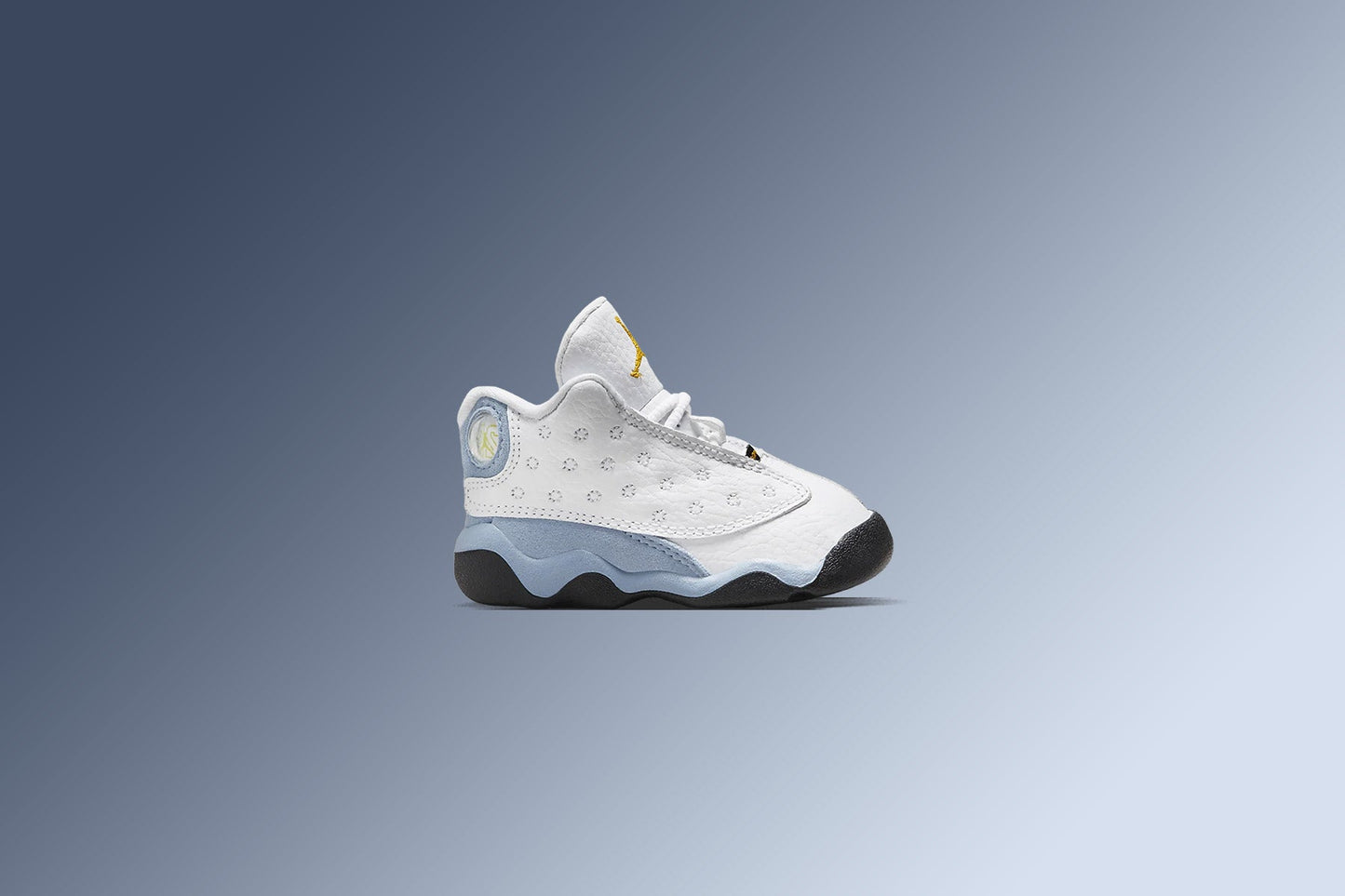 Air Jordan 13 Retro (TD) - White/Yellow Ochre/Blue Grey