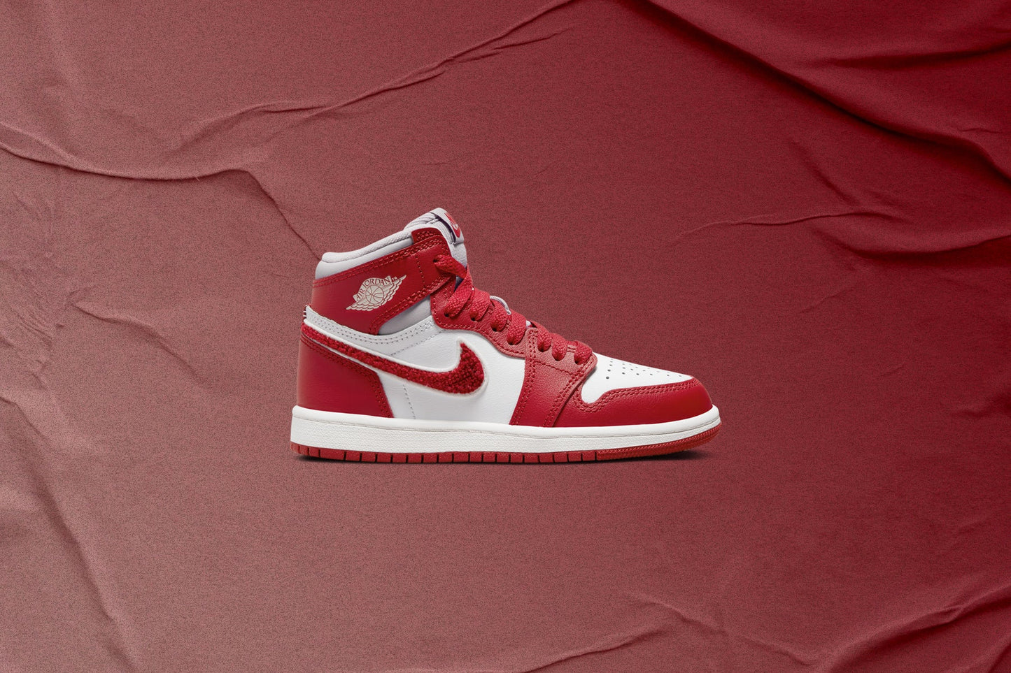 Air Jordan 1 Retro High OG (PS) - Light Iron Ore/Varsity Red/Sail