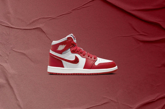 Air Jordan 1 Retro High OG (PS) - Light Iron Ore/Varsity Red/Sail