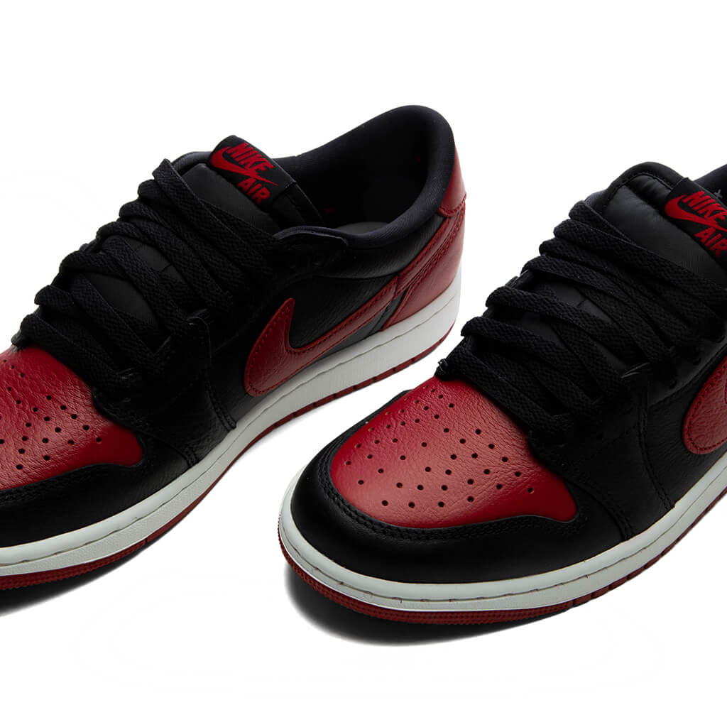 Air Jordan 1 Retro Low OG 'Banned' - Black/Varsity Red/Summit White