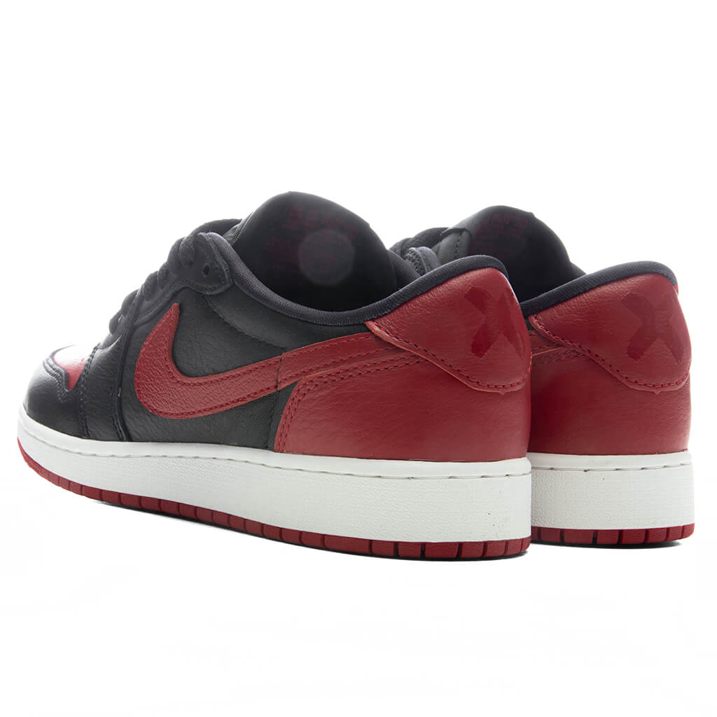Air Jordan 1 Retro Low OG 'Banned' (GS) - Black/Varsity Red/Summit White