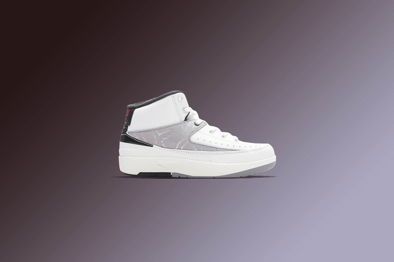 Air Jordan 2 Retro (PS) 'Python' - White/Fire Red/Cement Grey