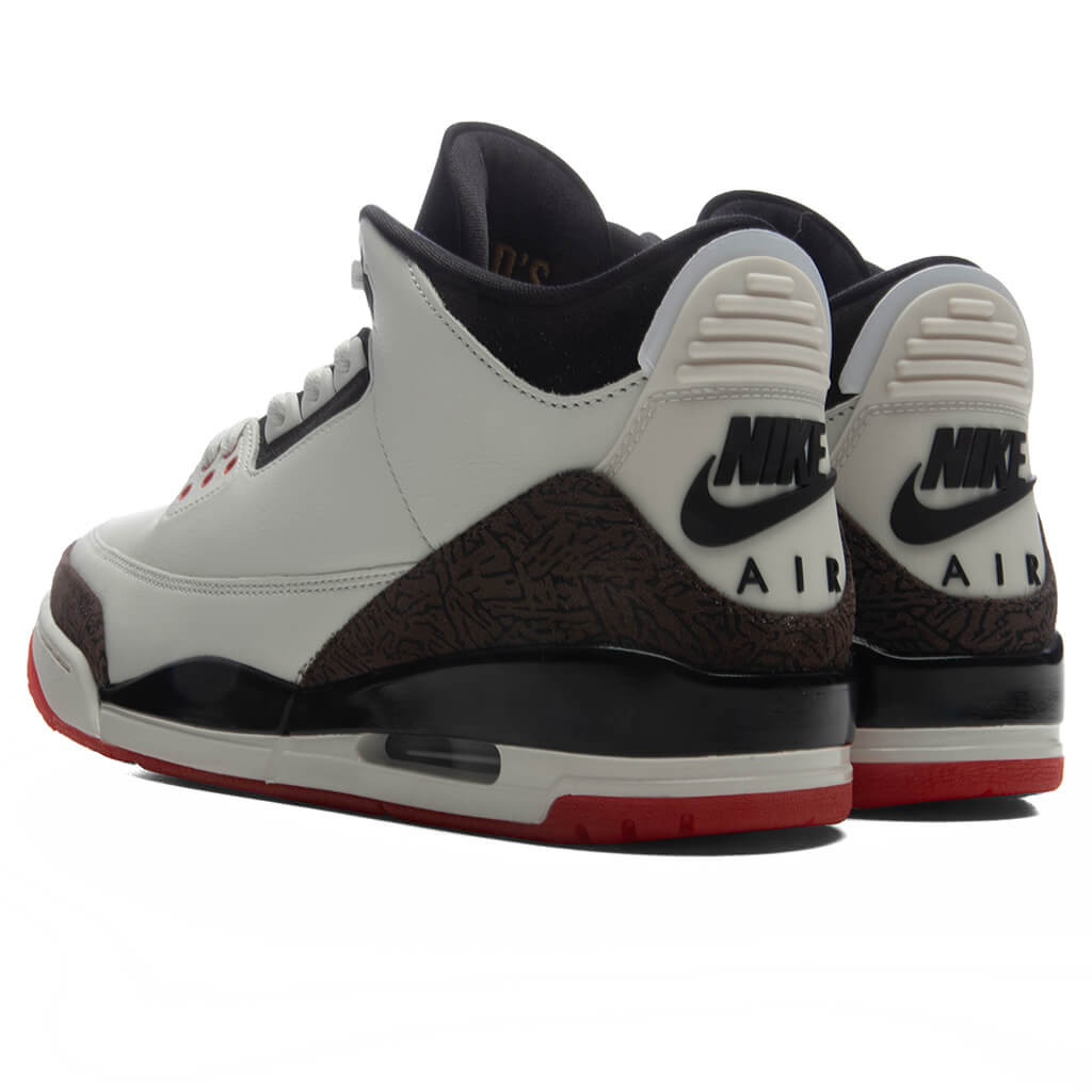 Air Jordan 3 Retro OG 'World's Best Dad' - Sail/Black/University Red/Pale Ivory