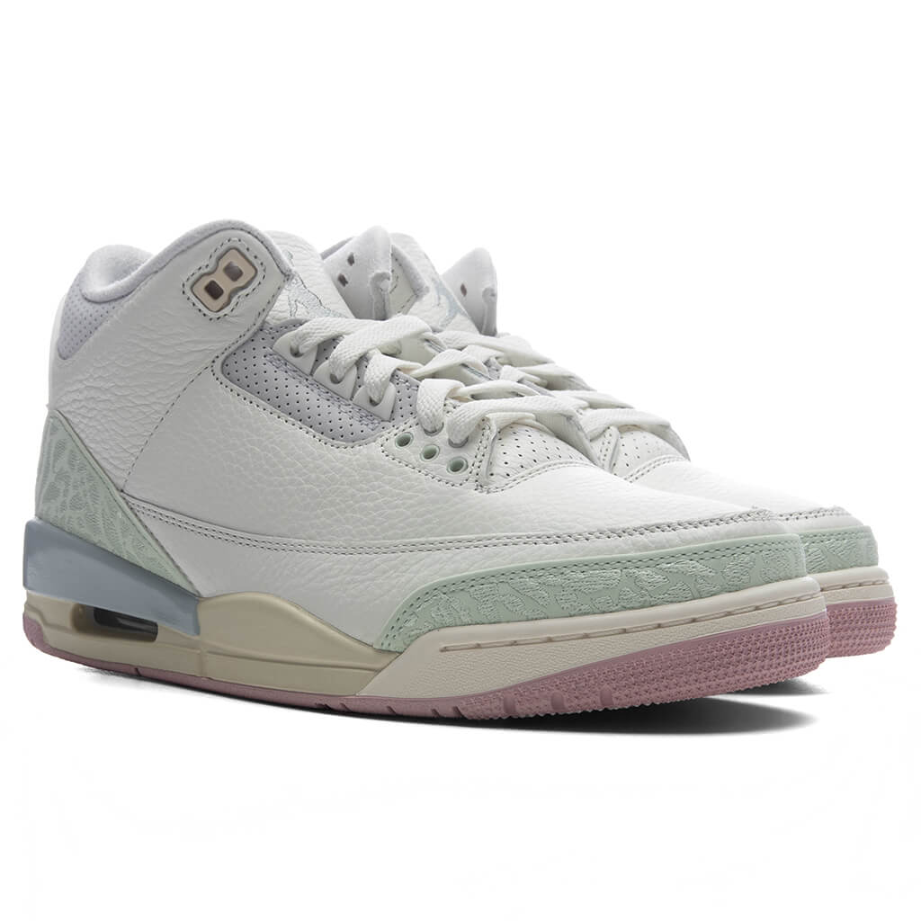 Air Jordan 3 Retro OG 'Spring is in the Air' - Sail/Jade Aura/Aura