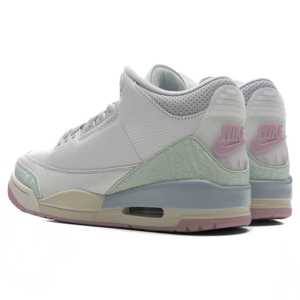 Air Jordan 3 Retro OG 'Spring is in the Air' - Sail/Jade Aura/Aura
