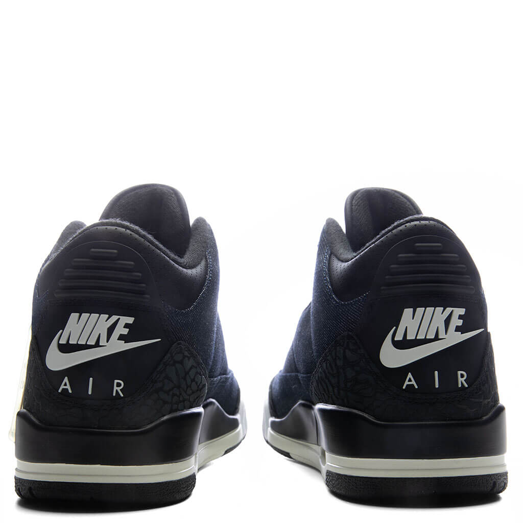 Air Jordan 3 x Levi's 'Rigid Denim' - Denim/Black/Sail/Indigo/Gym Red