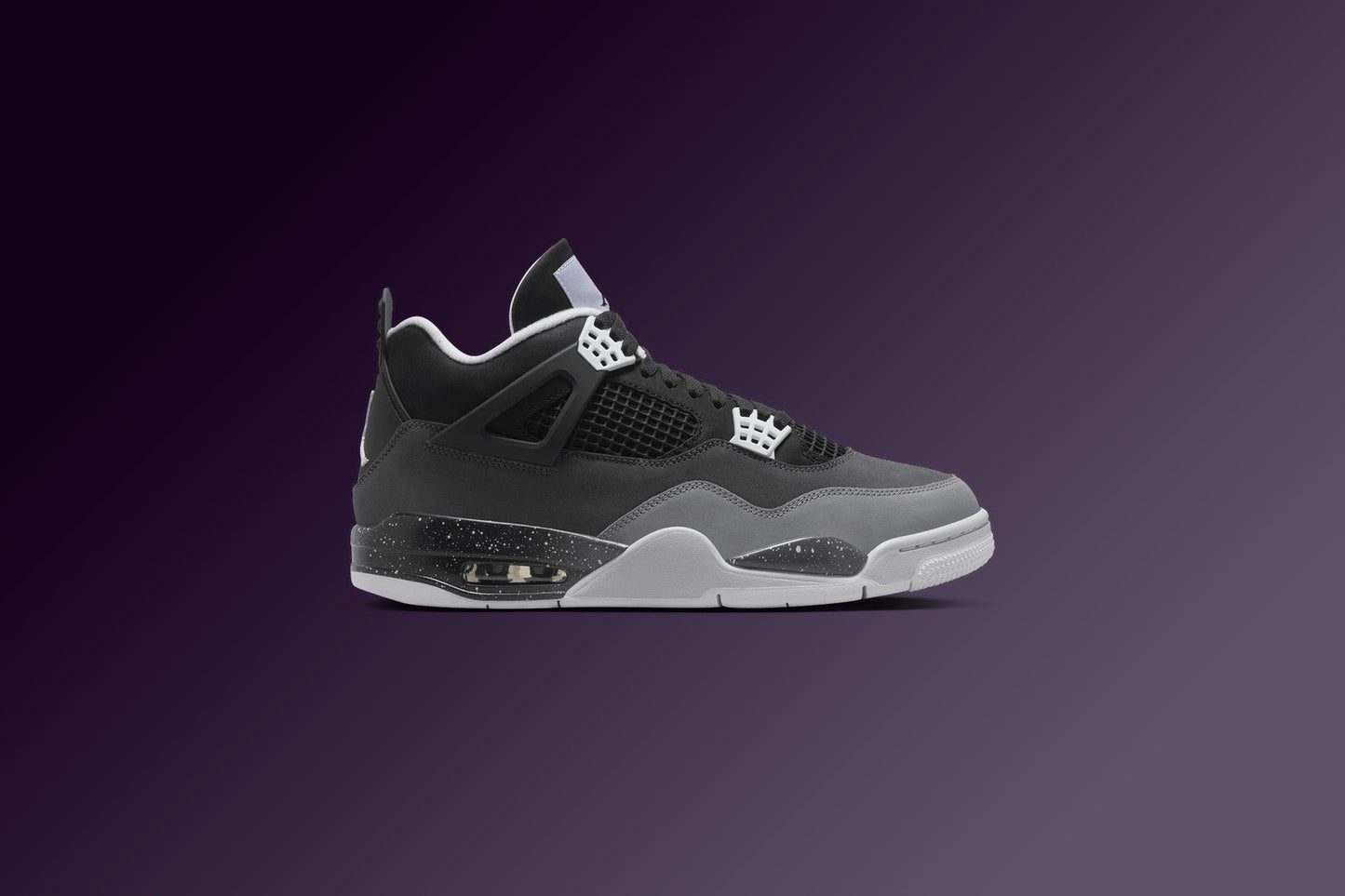 Air Jordan 4 Retro 'Fear' - Black/White/Anthracite/Black