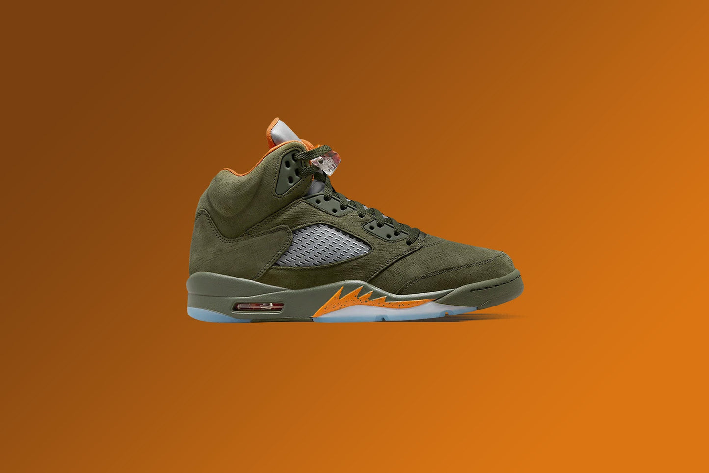 Air Jordan 5 Retro 'Olive' - Army Olive/Solar Orange