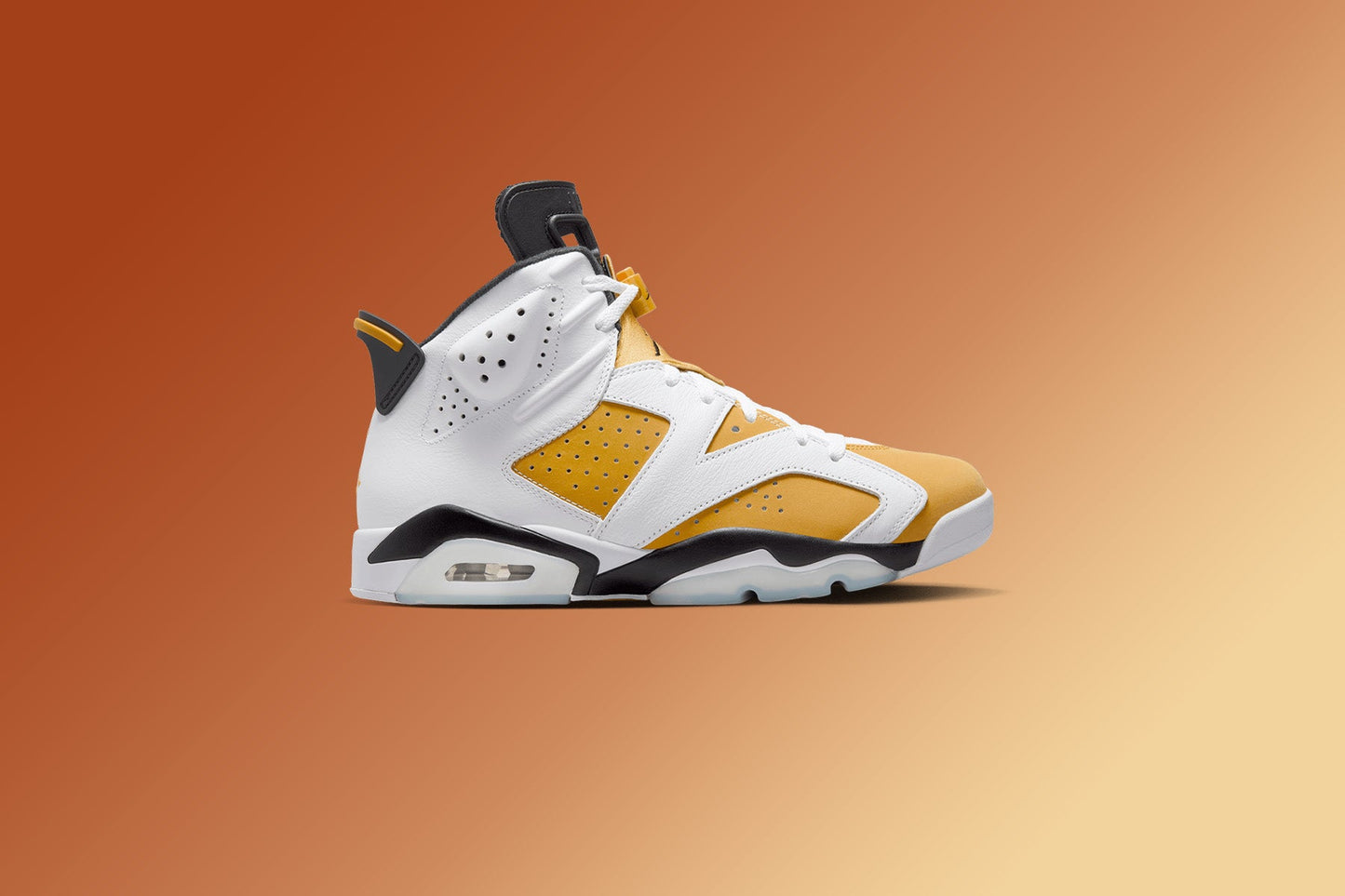 Air Jordan 6 Retro - White/Yellow Ochre/Black