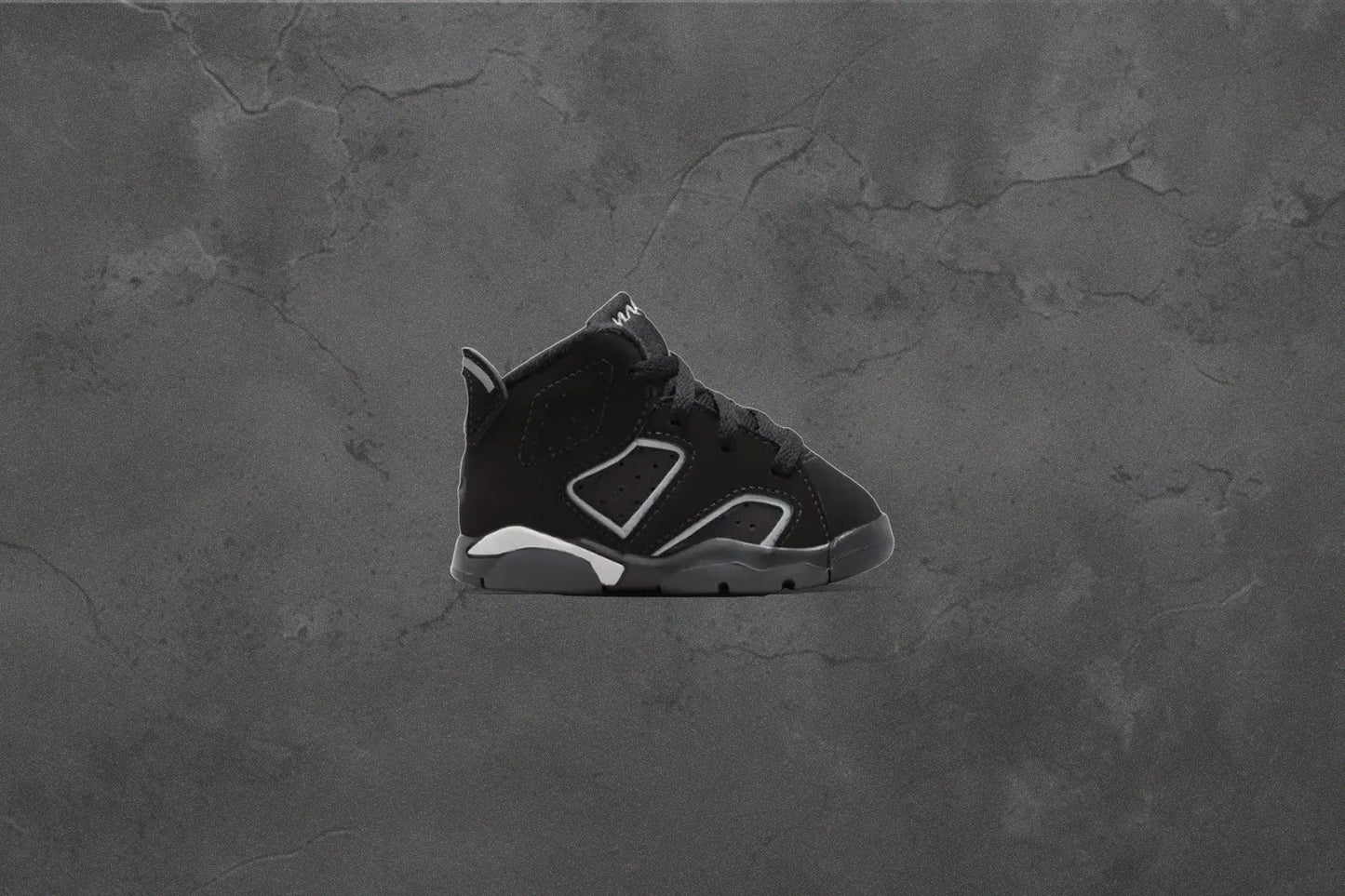 Air Jordan 6 Retro 'Cap and Gown' (TD) - Black/Reflect Silver/Black