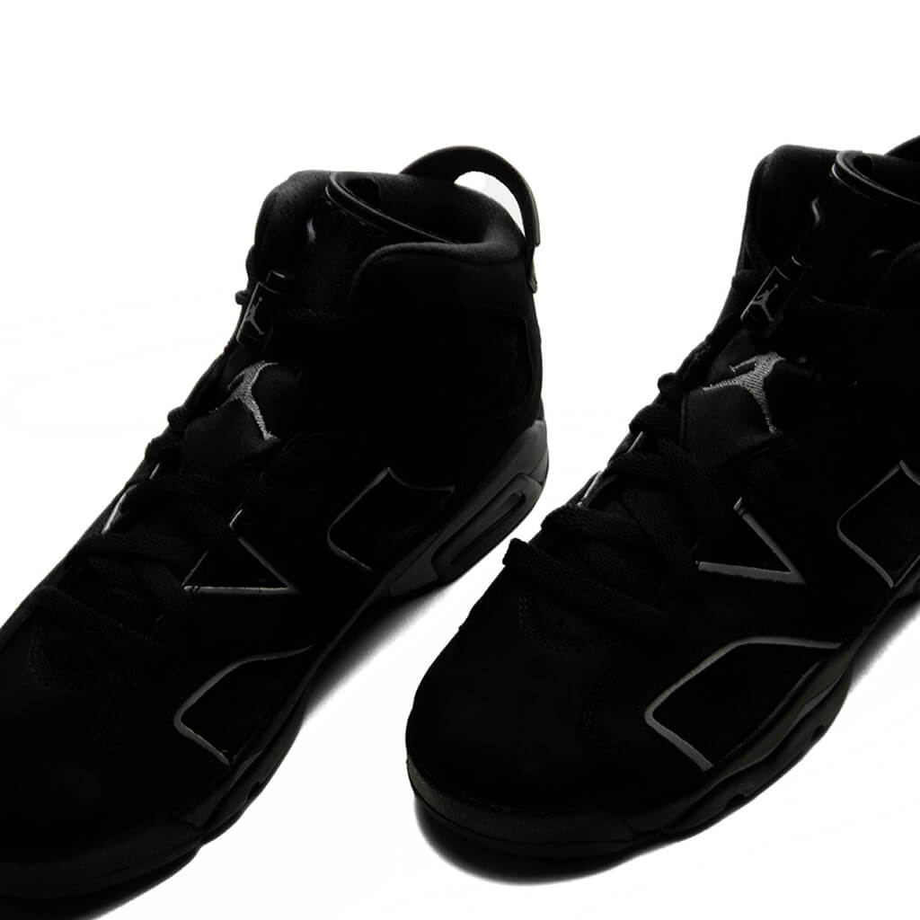 Air Jordan 6 Retro 'Cap and Gown' (GS) - Black/Reflect Silver/Black