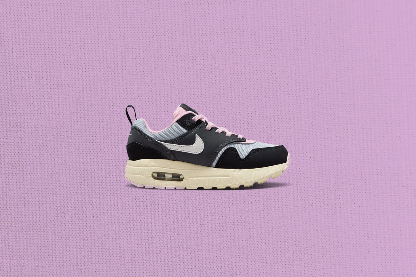 Air Max 1 EZ (PS) 'Pink Foam' - Black/Summit White/Anthracite