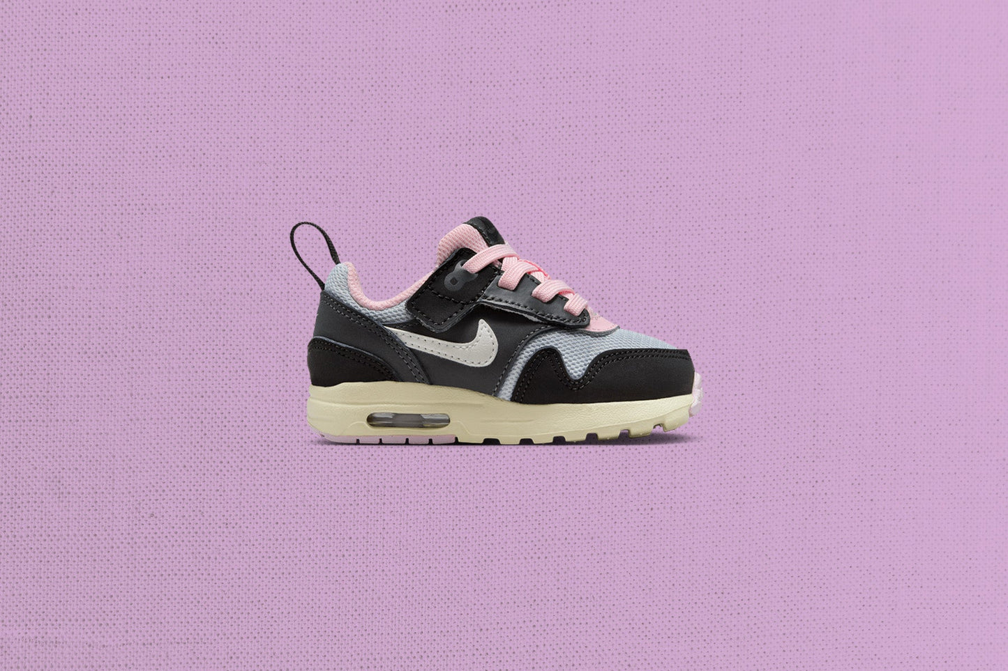 Air Max 1 EZ 'Pink Foam' (TD) - Black/Summit White/Anthracite