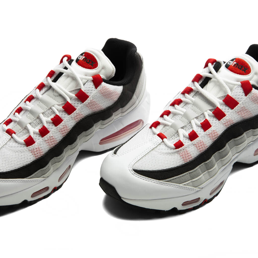 Air Max 95 Big Bubble Premium 'Comet Red' - White/Comet Red/Neutral Grey/Medium Grey