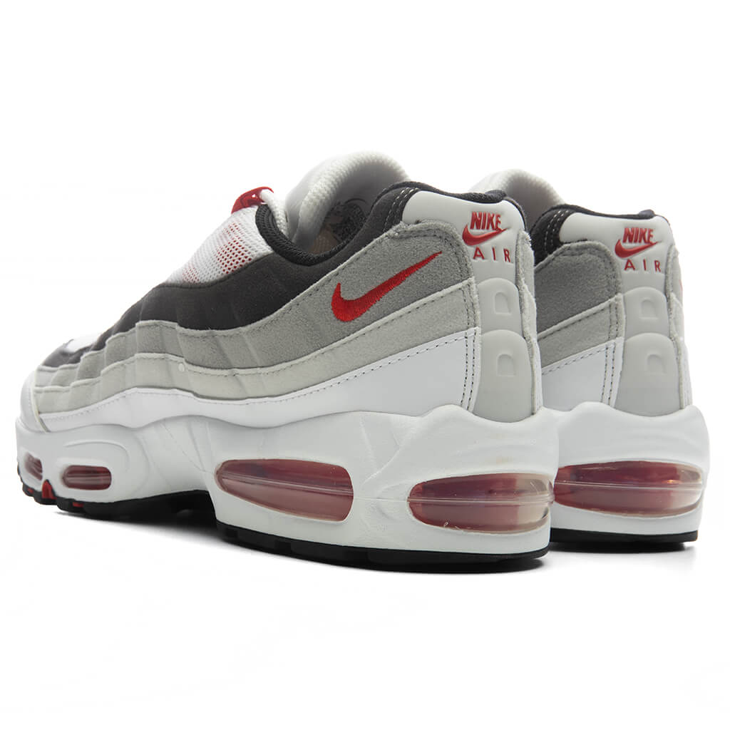 Air Max 95 Big Bubble Premium 'Comet Red' - White/Comet Red/Neutral Grey/Medium Grey