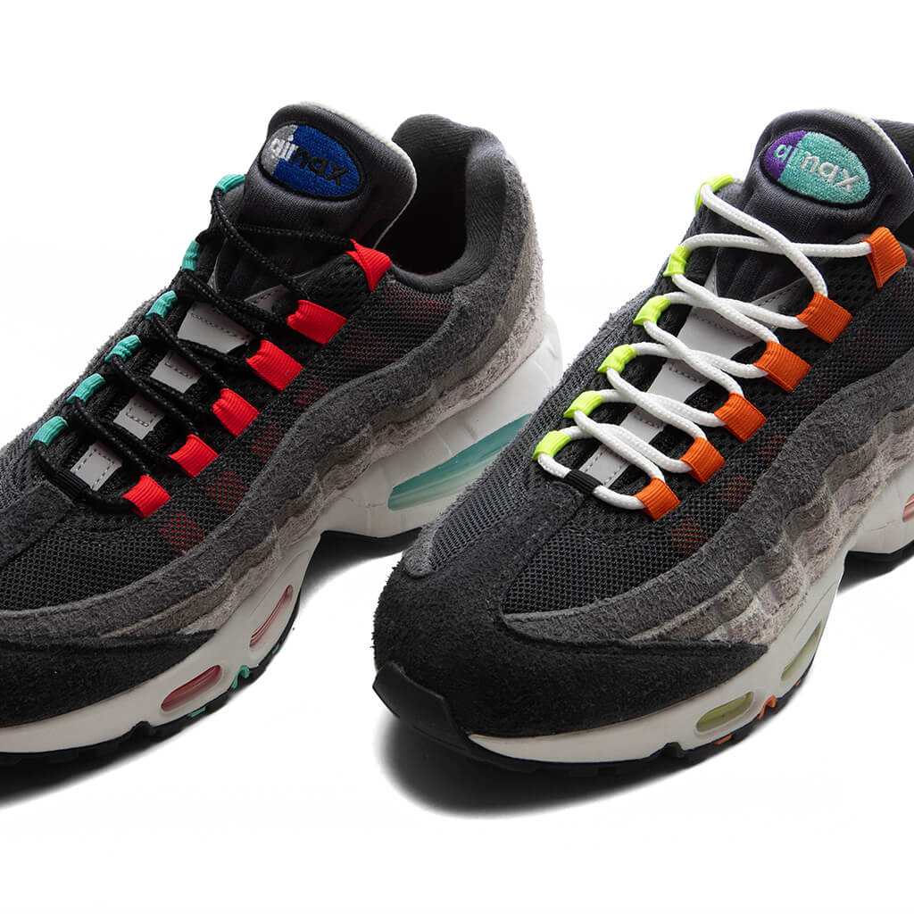 Air Max 95 Big Bubble 'Greedy' - Hyper Turq/Volt/Solar Red