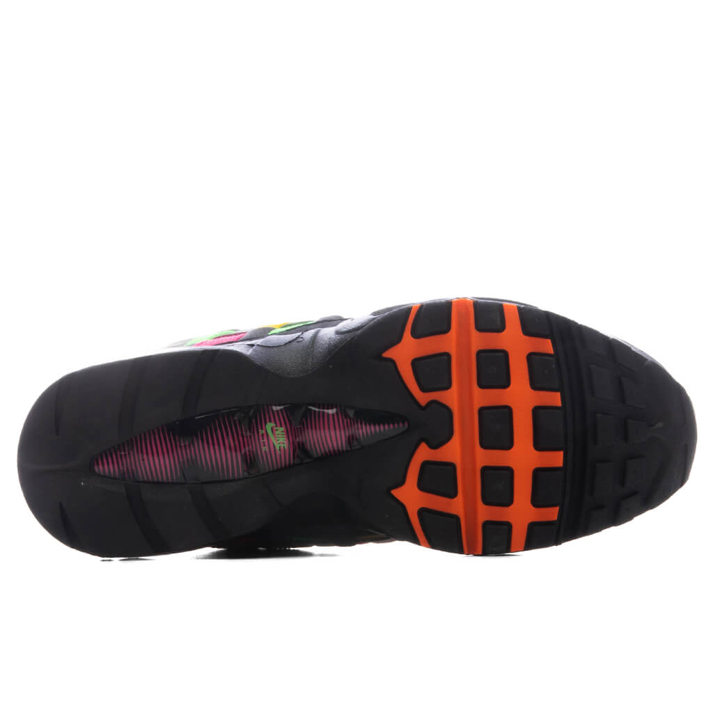 Air Max 95 Big Bubble Woven 'Multi' - White/Purple Dynasty/Pearl Grey