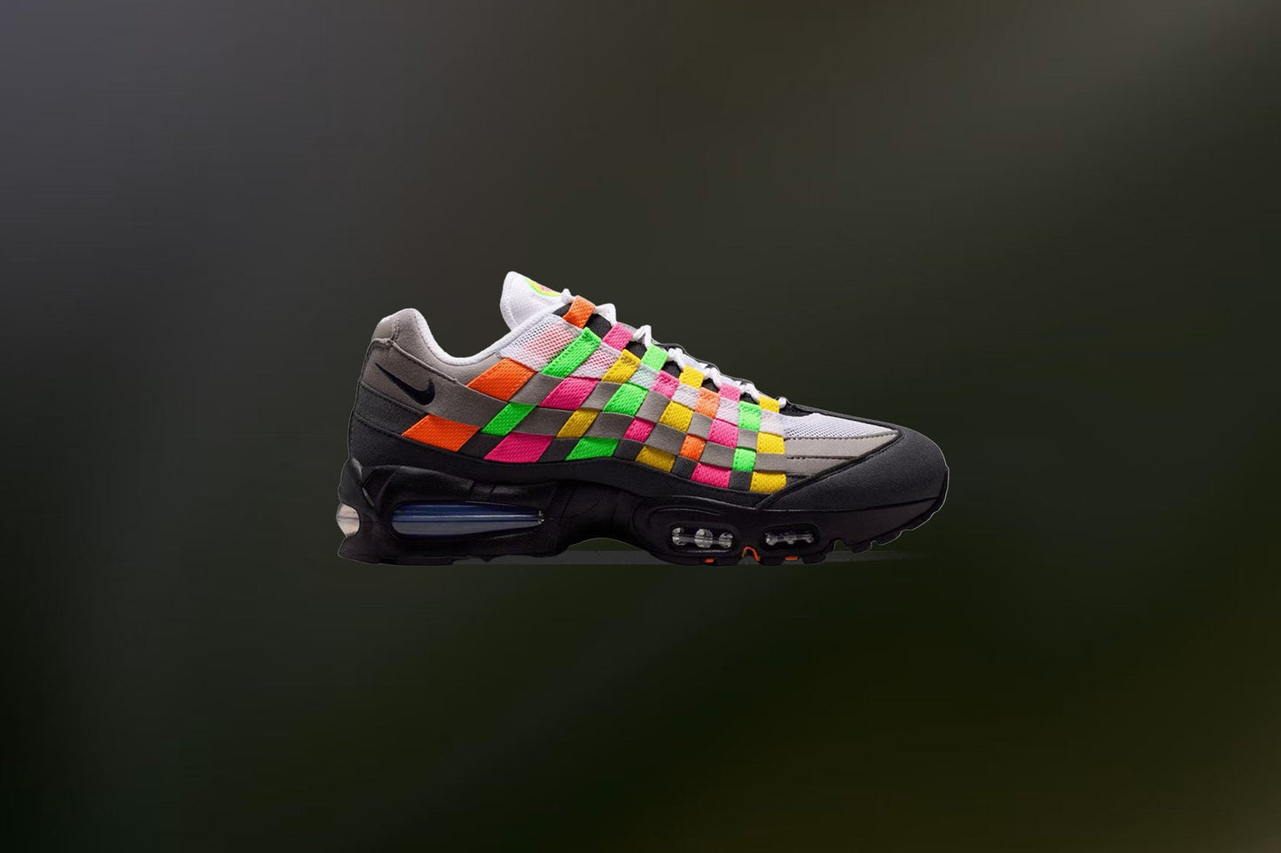 Air Max 95 Big Bubble Woven 'Multi' - White/Purple Dynasty/Pearl Grey