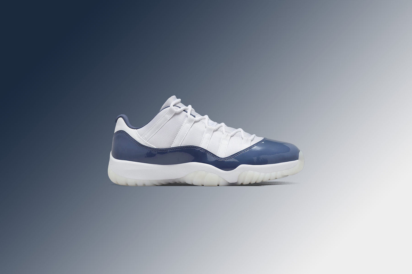 Air Jordan 11 Retro Low - White/Midnight Navy/Diffused Blue