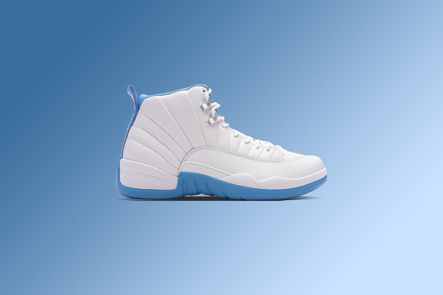 Air Jordan 12 Retro 'Melo' - White/University Blue/Metallic Silver