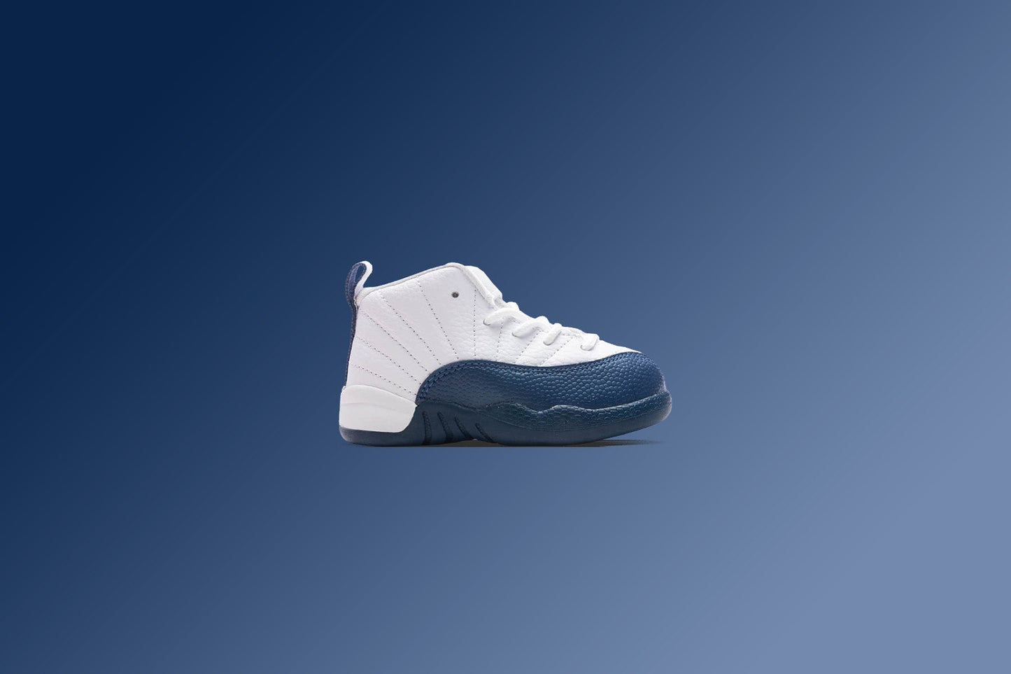 Air Jordan 12 Retro 'French Blue' (TD) - White/French Blue/Metallic Silver