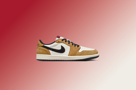Air Jordan 1 Low OG 'Rookie of The Year' - Sail/ Black/ Golden Harvest/Gym Red