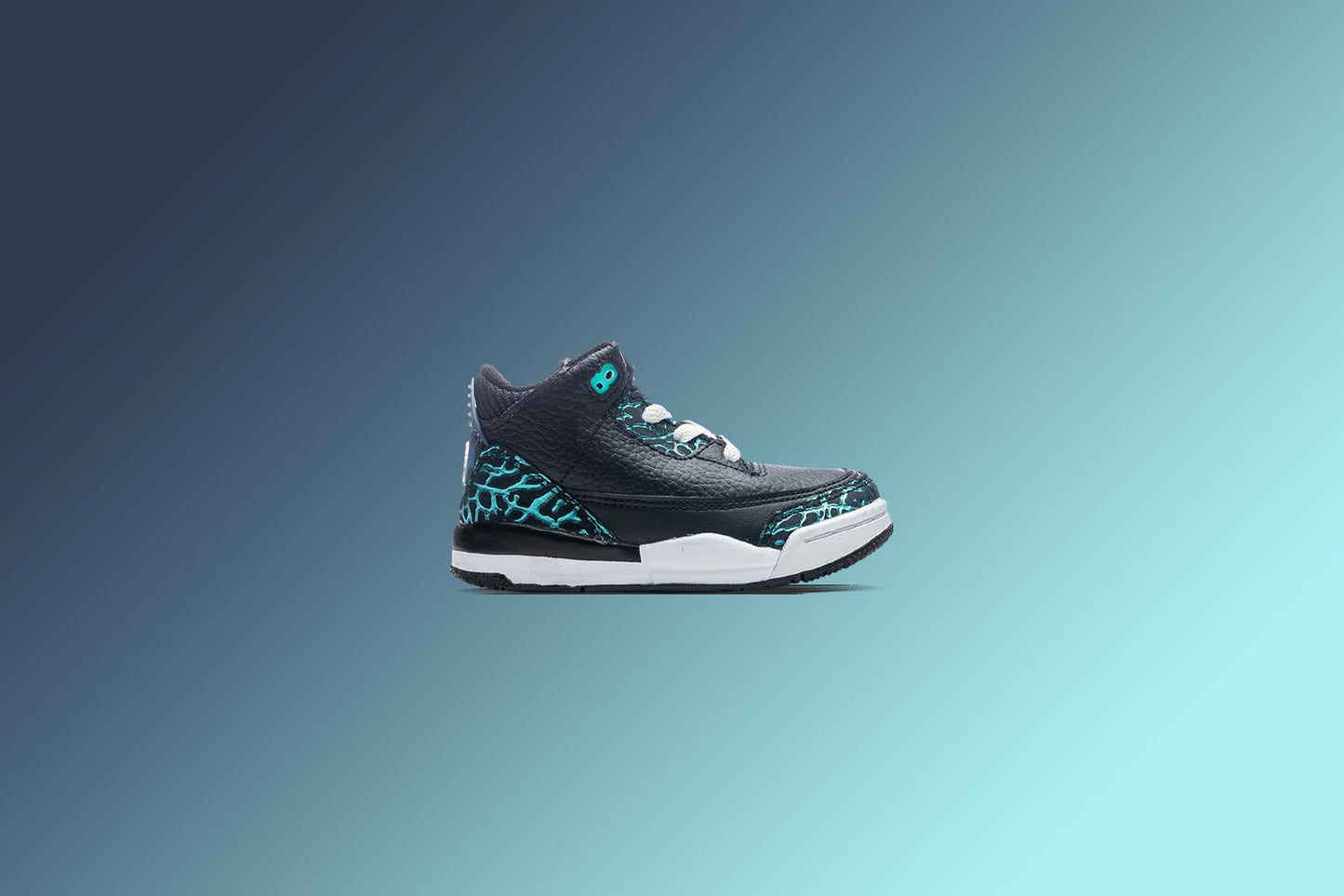 Air Jordan 3 Retro (TD) 'Moto' - Black/Siren Red/Hyper Jade
