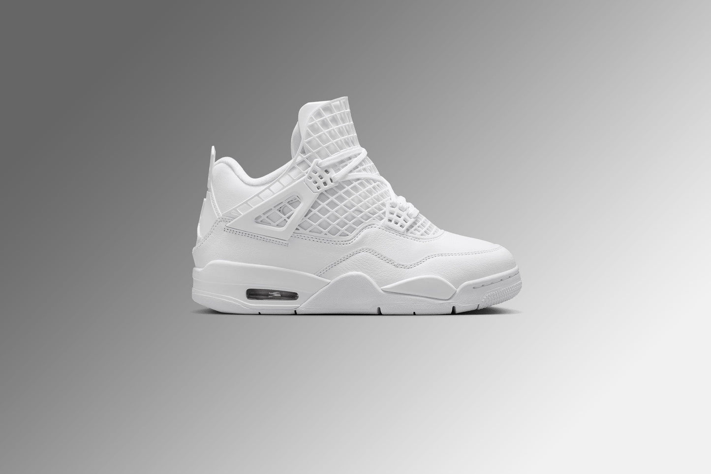 Women's Air Jordan 4 Net - White/Phantom/Metallic Gold