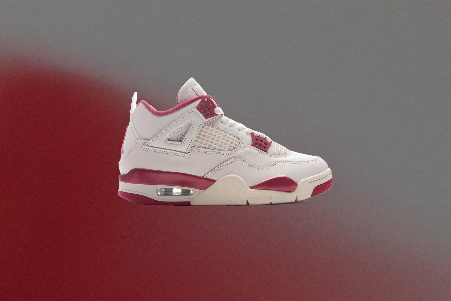 Women's Air Jordan 4 Retro 'Valentine's Day' - Pale Ivory/Sierra Red/Tough Red
