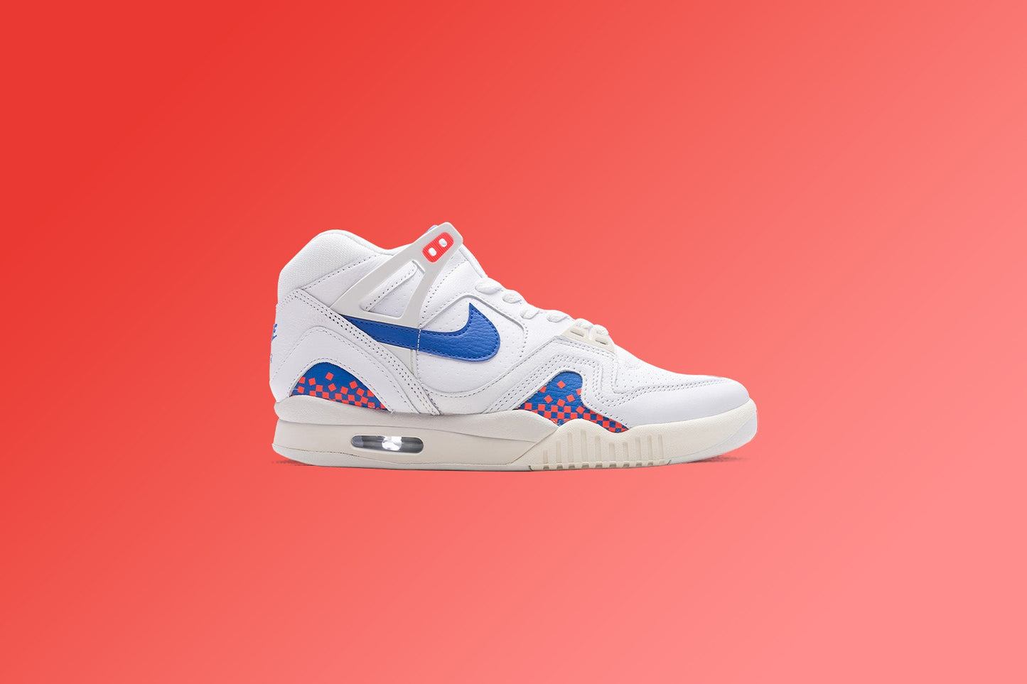 Air Tech Challenge 2 'Pixel Court' - White/Royal Blue/Laser Crimson