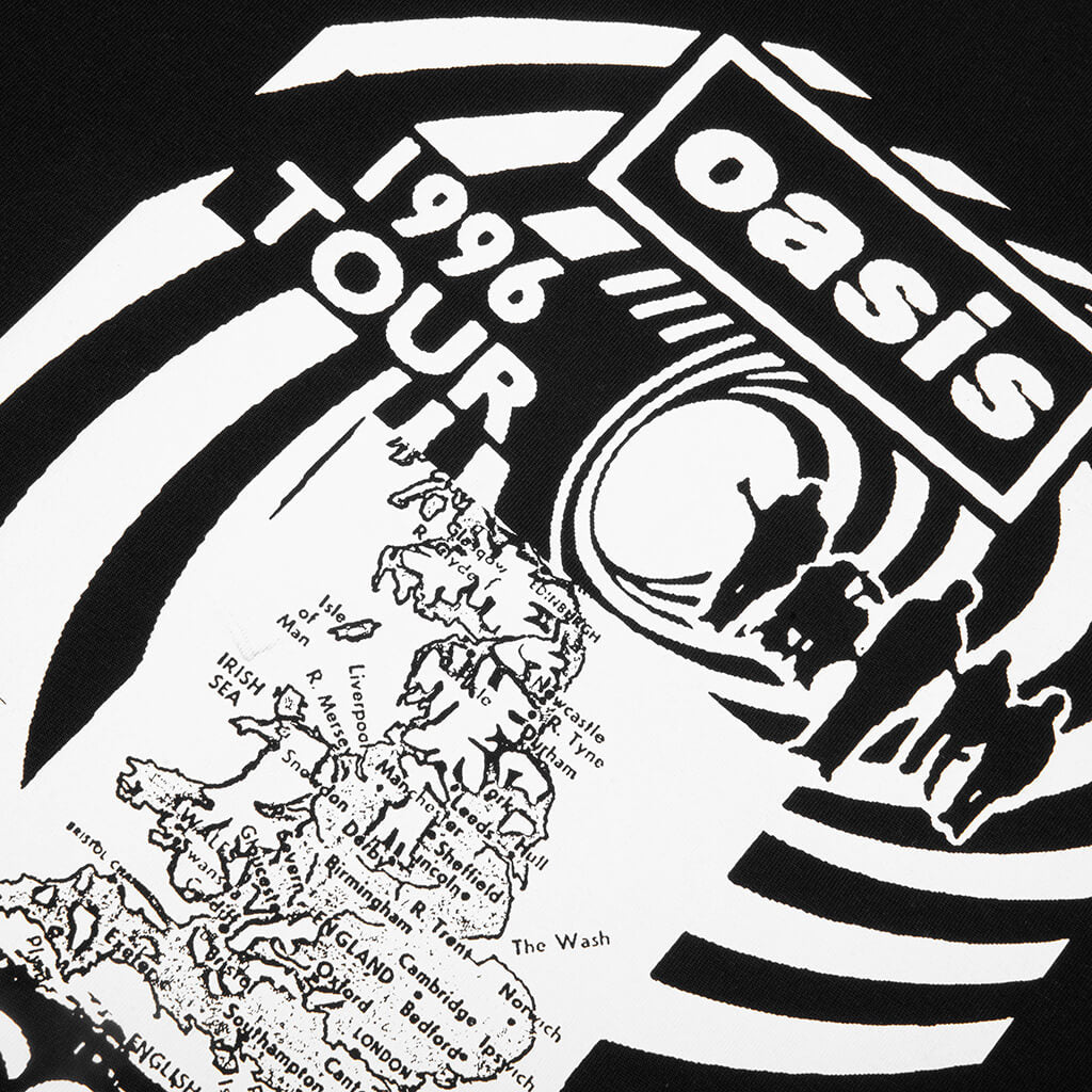 Pleasures x Oasis All Access T-Shirt - Black
