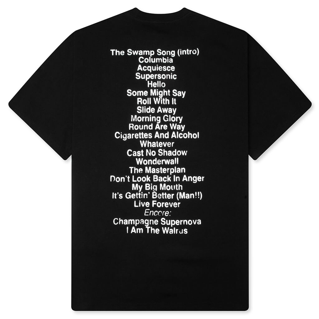Pleasures x Oasis All Access T-Shirt - Black