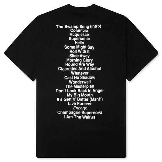 Pleasures x Oasis All Access T-Shirt - Black