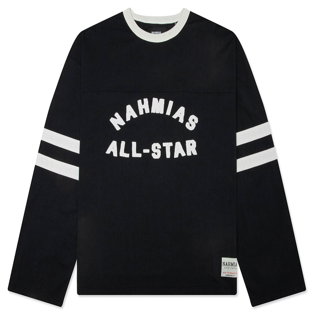 All Star Varsity L/S Tee - Worn Black