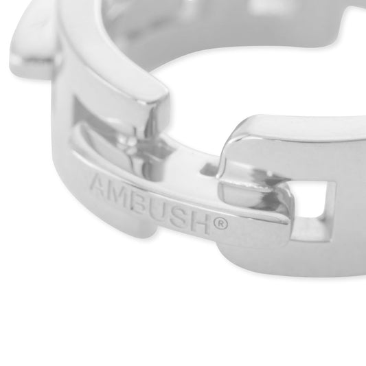 "A" Chain Ring - Silver