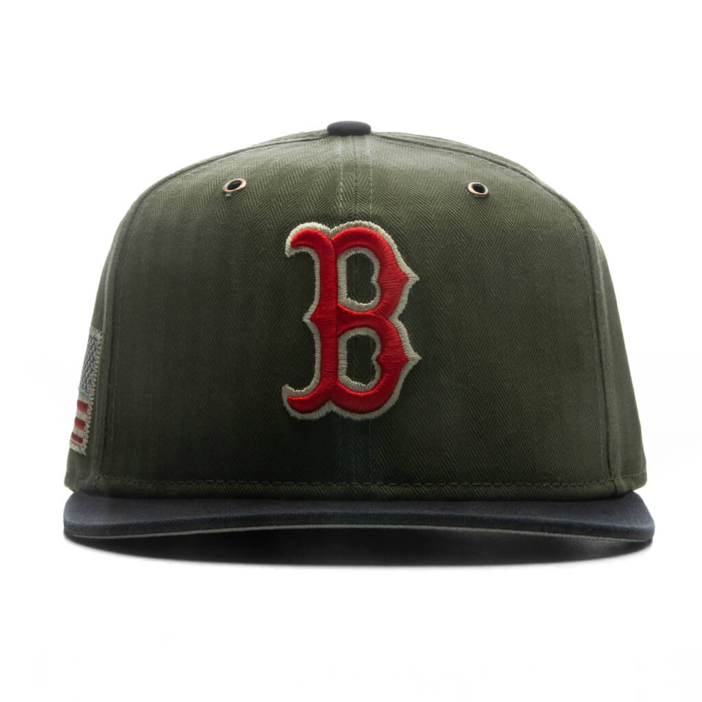 American Herringbone 59FIFTY Pre-Curved - Boston Red Sox
