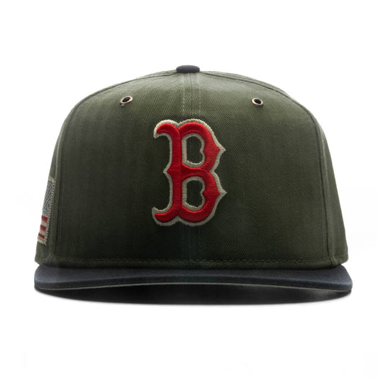 American Herringbone 59FIFTY Pre-Curved - Boston Red Sox