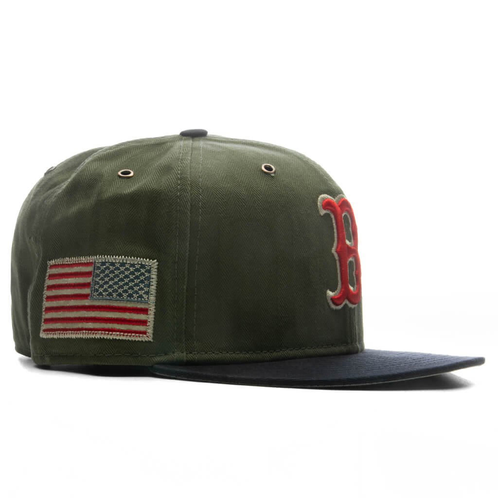 American Herringbone 59FIFTY Pre-Curved - Boston Red Sox