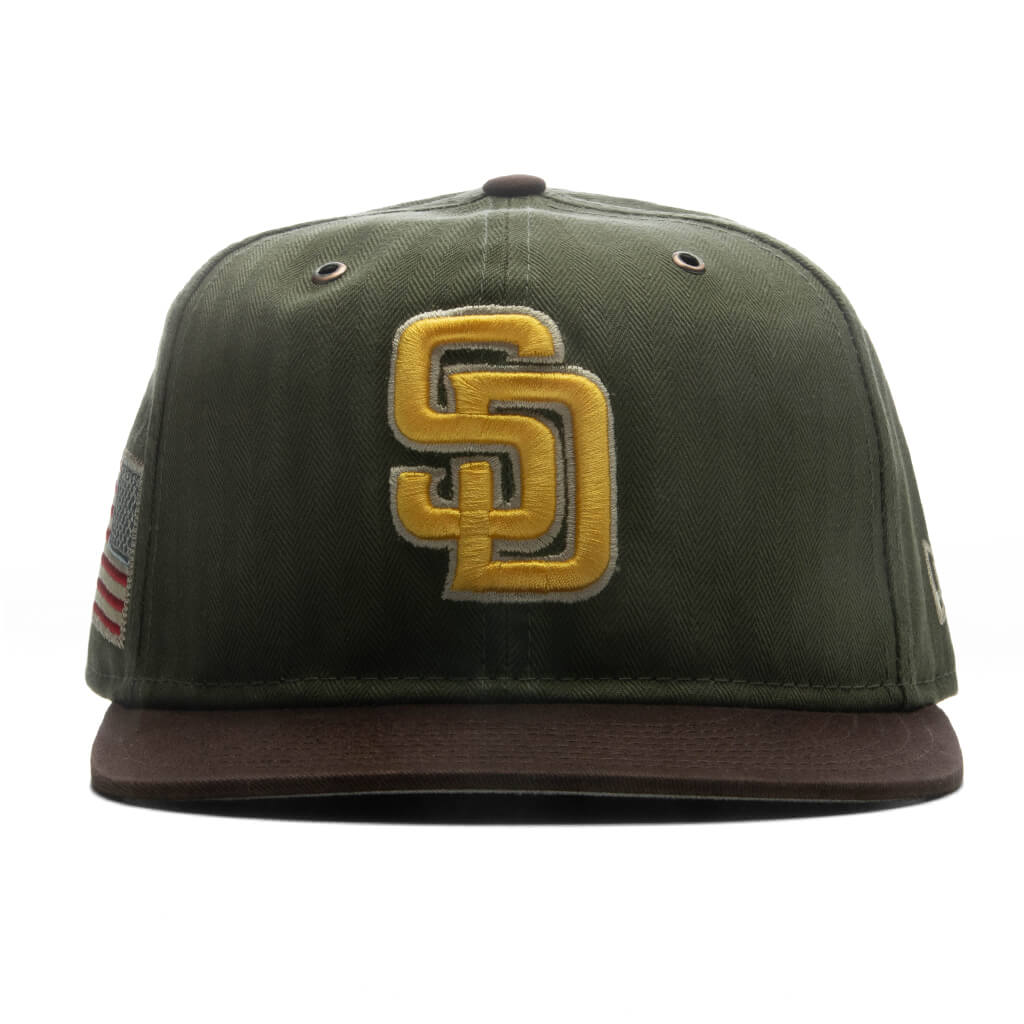 American Herringbone 59FIFTY Pre-Curved - San Diego Padres