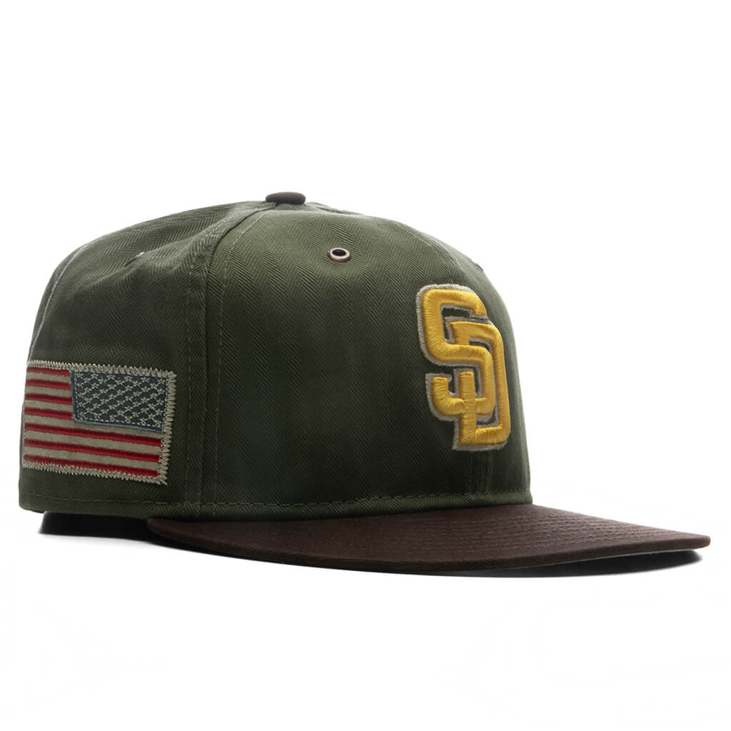 American Herringbone 59FIFTY Pre-Curved - San Diego Padres