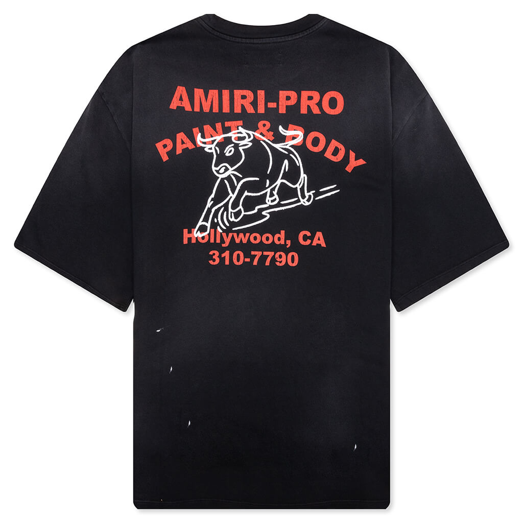 Amiri Bull Oversized Tee - Black
