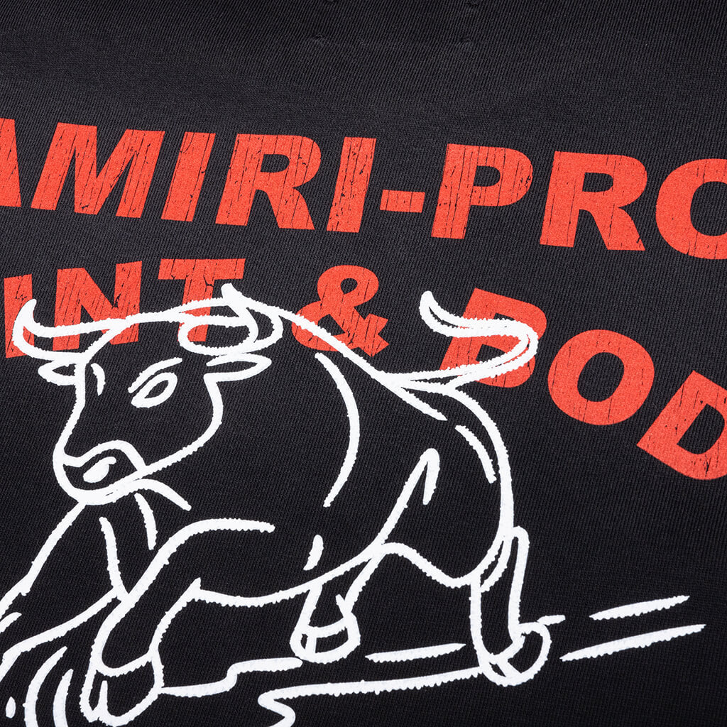 Amiri Bull Oversized Tee - Black