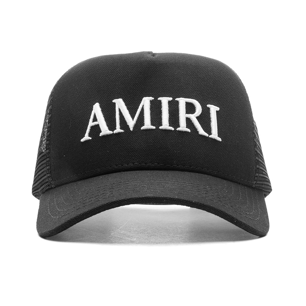 Amiri Core Logo Trucker Hat - Black